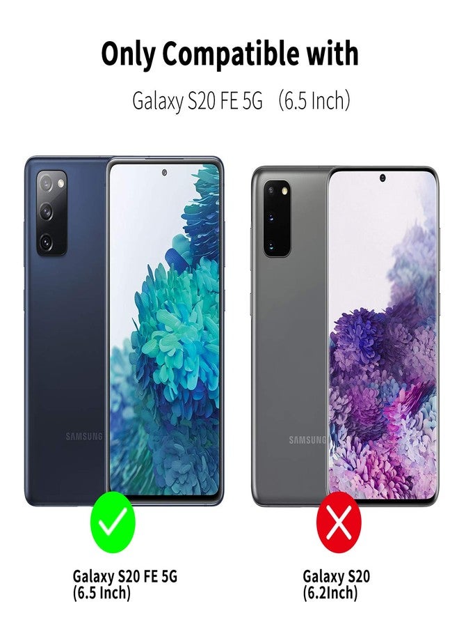 COOYA for Samsung Galaxy S20 FE 5G Case - Wallet Case with Card Holder, Premium PU Leather, Magnetic Closure, Protective Back Flip Phone Case - Image 2