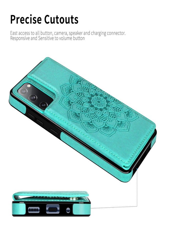 COOYA for Samsung Galaxy S20 FE 5G Case - Wallet Case with Card Holder, Premium PU Leather, Magnetic Closure, Protective Back Flip Phone Case - Image 5