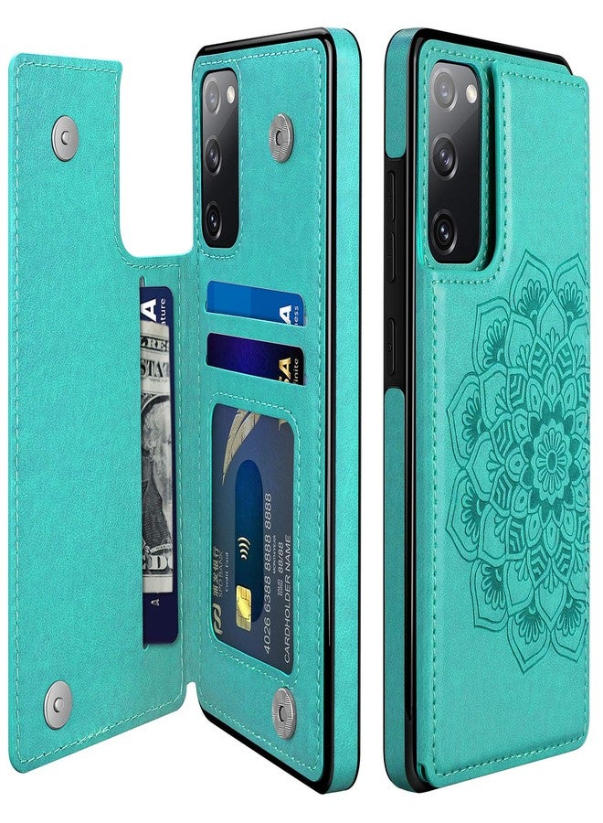 COOYA for Samsung Galaxy S20 FE 5G Case - Wallet Case with Card Holder, Premium PU Leather, Magnetic Closure, Protective Back Flip Phone Case - Image 1