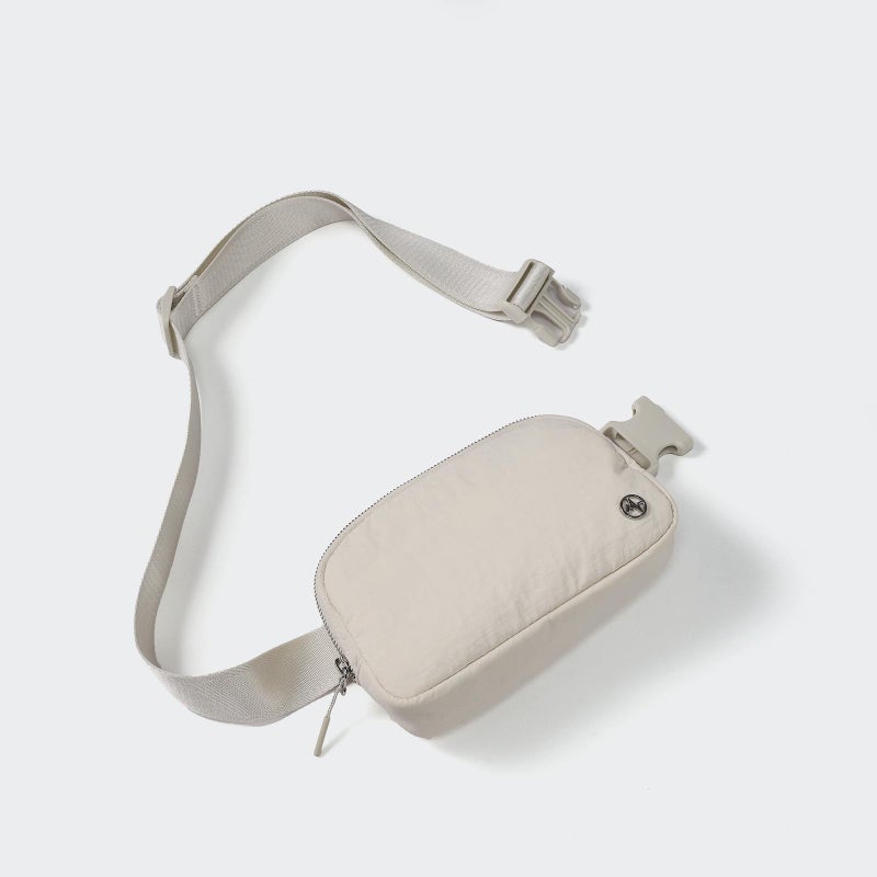 Pander Unisex Belt Bag Fanny Pack for Women with Adjustable Strap, Small Waist Pouch for Workout Running Traveling Hiking. (White Opal) - Image 2