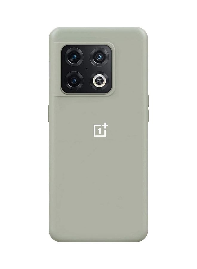NIBEMINENT OnePlus 10 Pro Silicone Liquid Case Soft Ultra Slim Shockproof Full Body Protection Cover 6.7inch Grey - Image 3