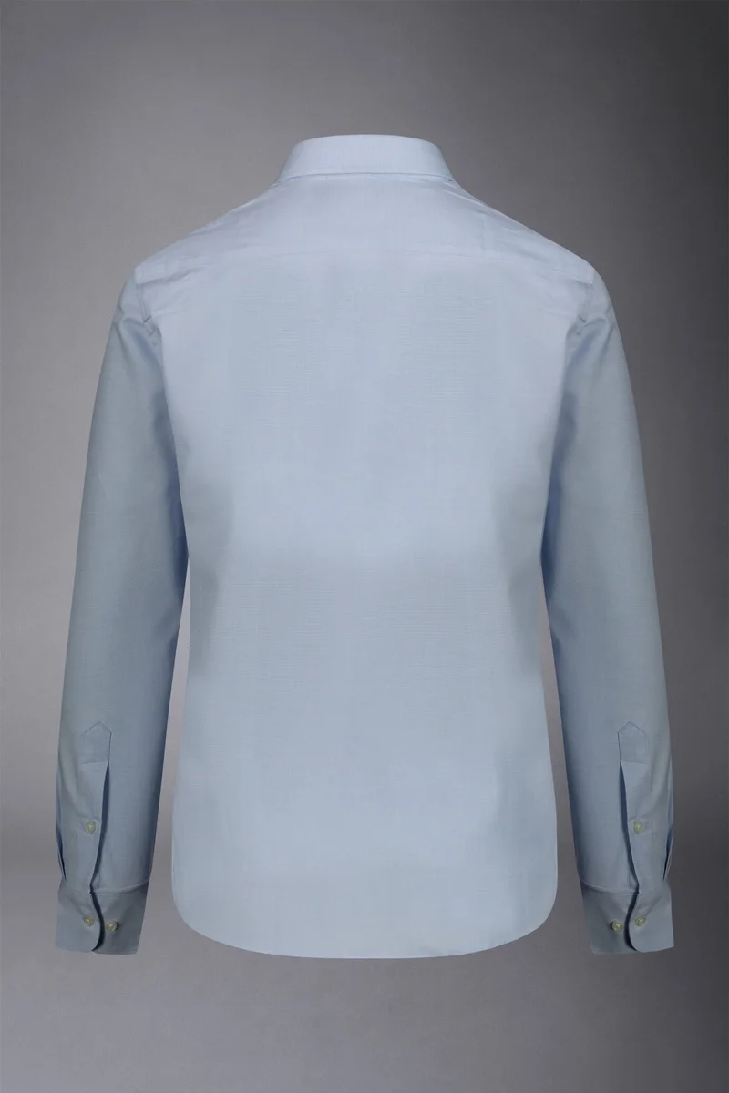 Doppelganger Blue Men's regular fit french collar classic shirt dobby fabric - Sky for Men | Best Price UAE