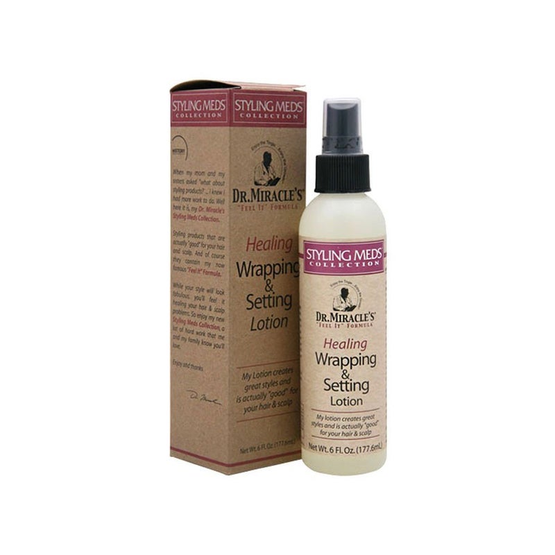 Dr. Miracles Healing Wrapping & Setting Lotion - Net Wt. 6 Fl. Oz