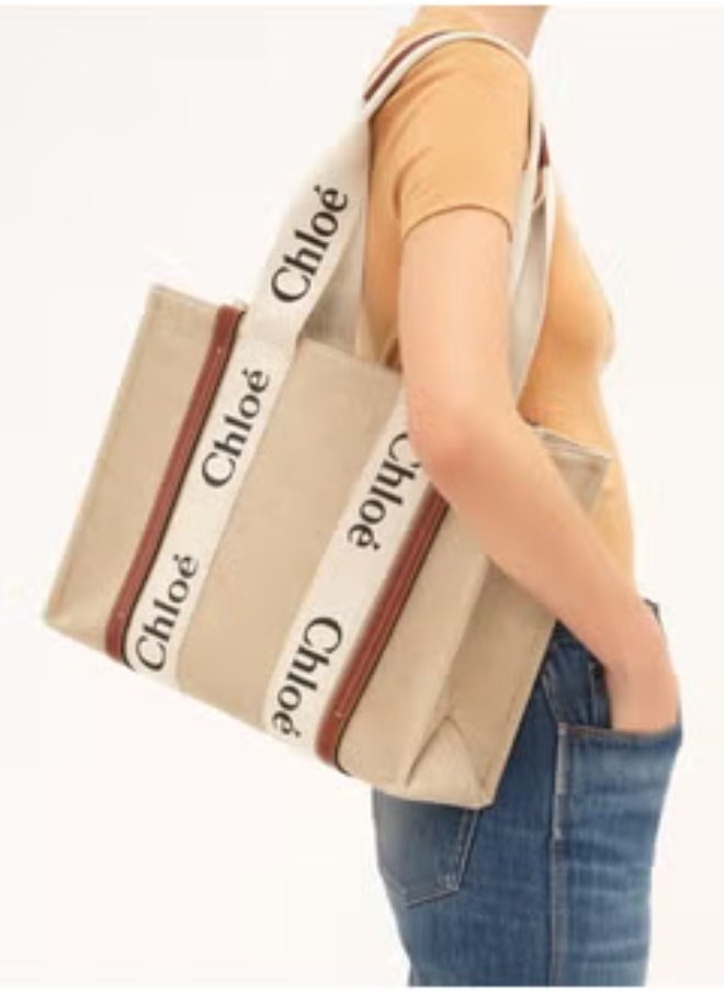 Chloe - WOODY Large Tote Bag Handbag - Image 1