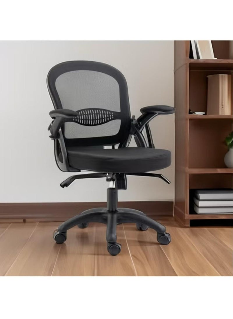 إكسبرت كرسي مكتب دوّار بزاوية 360 درجة مُصمم بوسادة إسفنجية سميكة وبارتفاع قابل للتعديل - Image 1