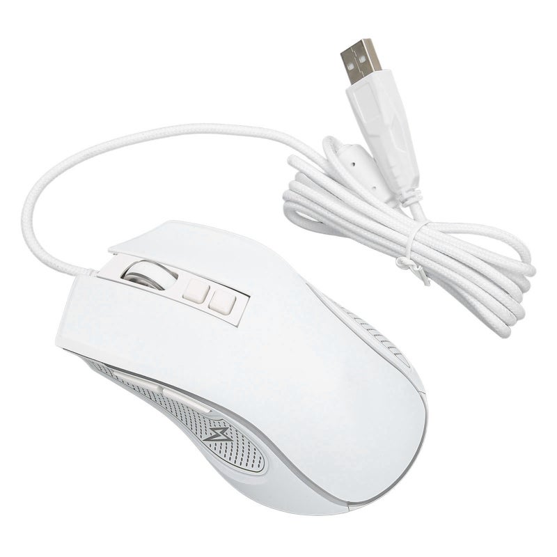 HYSJ Gaming Mouse Ergonomic Design 4 Adjustable DPI Wired Mouse - RGB Backlit Optical Sensor Computer Mice for PC Gaming - Image 4