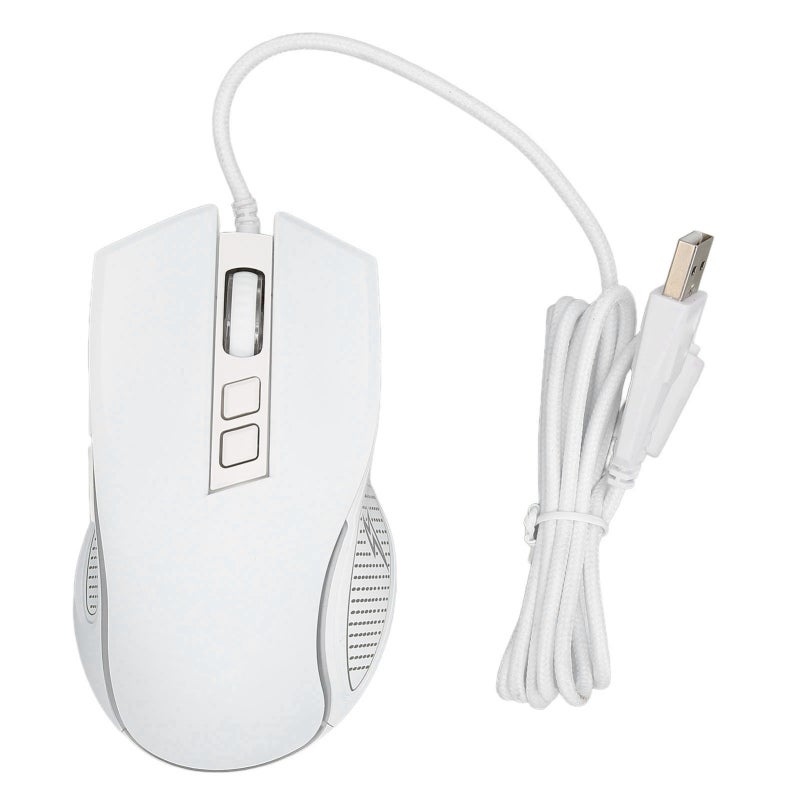 HYSJ Gaming Mouse Ergonomic Design 4 Adjustable DPI Wired Mouse - RGB Backlit Optical Sensor Computer Mice for PC Gaming - Image 1