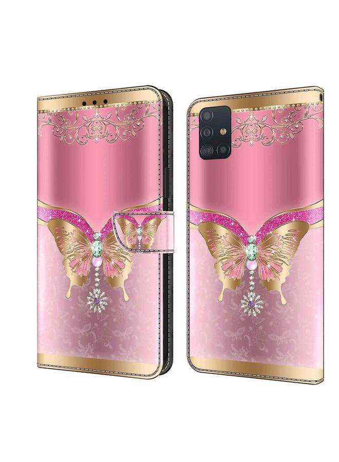 erorex Case For Samsung Galaxy A71 4G Crystal 3D Shockproof Protective Leather Phone Case - Image 1