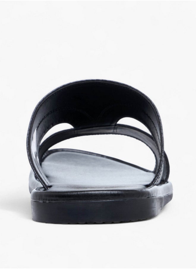 LBL by Shoexpress Textured Slip-On Arabic Sandals  - Image 4