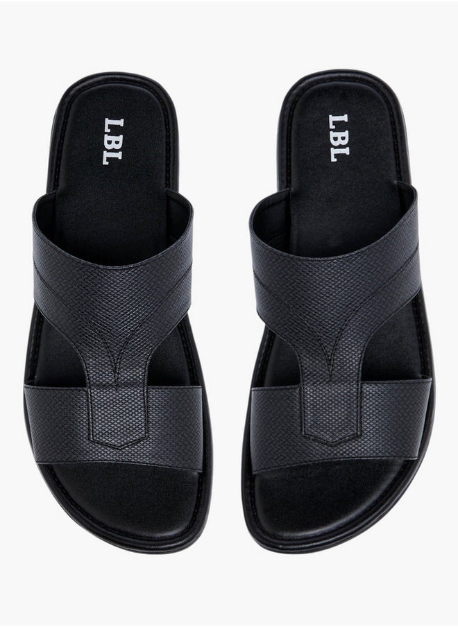 LBL by Shoexpress Textured Slip-On Arabic Sandals  - Image 1