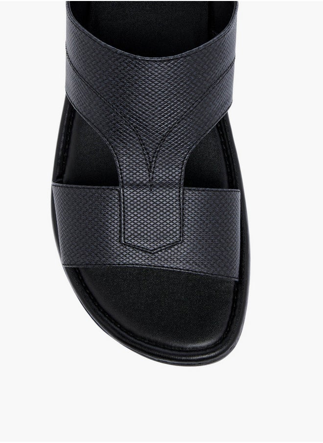 LBL by Shoexpress Textured Slip-On Arabic Sandals  - Image 3