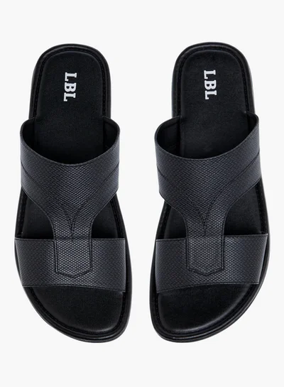 LBL by Shoexpress Men's Textured Slip-On Arabic Sandals