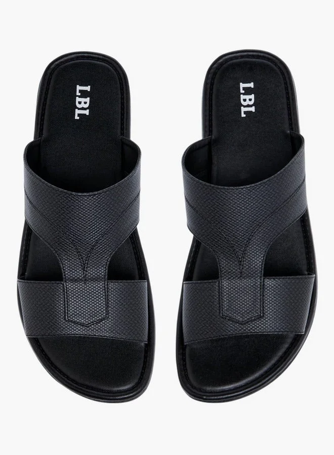 ال بي ال من شو اكسبرس صنادل عربية رجالية بنقوش انزلاقية