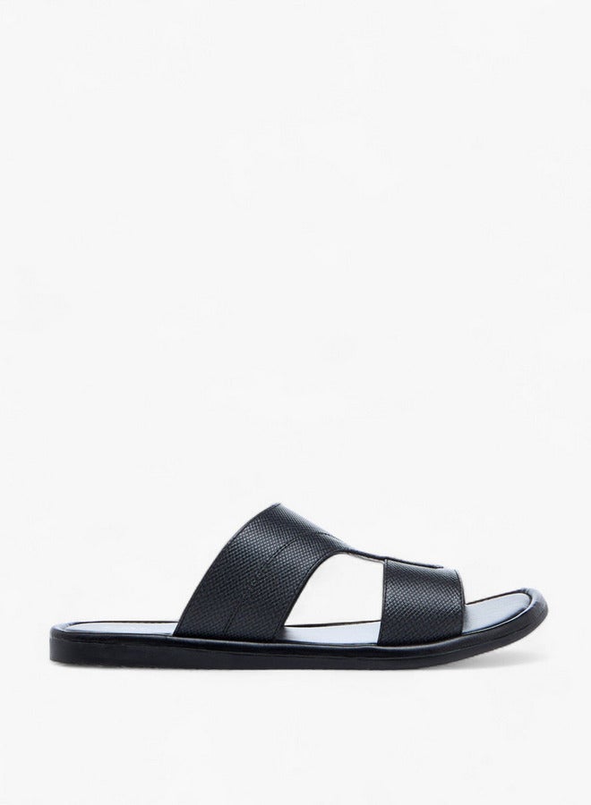 LBL by Shoexpress Men's Textured Slip-On Arabic Sandals Ramadan Collection - Image 1