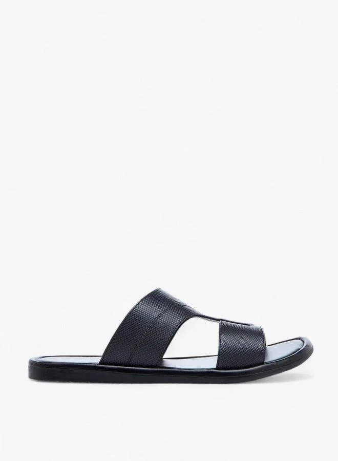 Textured Slip-On Arabic Sandals