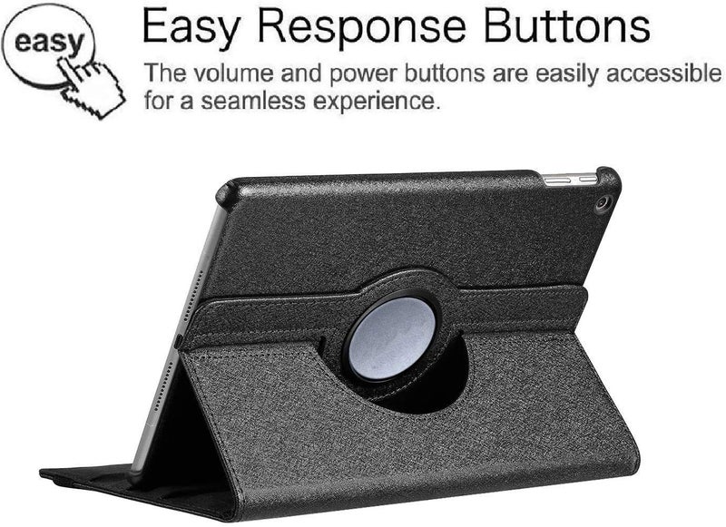 Newraturner Case for Samsung Galaxy Tab A 10.1 2019, 360 Degree Rotating Stand Smart Case for Samsung Tab A 10.1 Inch Tablet [SM-T510/T515] 2019 Release (Black) - Image 3