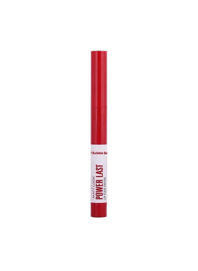 matt look Mattlook Power Last Lip Stain Crayon Lipstick|Rich Color|Non Transfer|Long Lasting|Waterproof|Super Stay|Luxurious Creamy Matte Finish|One Swipe Application- Bubble Gum (2G)  - Image 3
