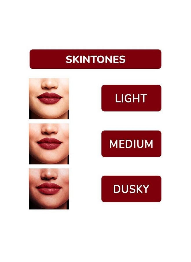 matt look Mattlook Power Last Lip Stain Crayon Lipstick|Rich Color|Non Transfer|Long Lasting|Waterproof|Super Stay|Luxurious Creamy Matte Finish|One Swipe Application- Bubble Gum (2G)  - Image 4