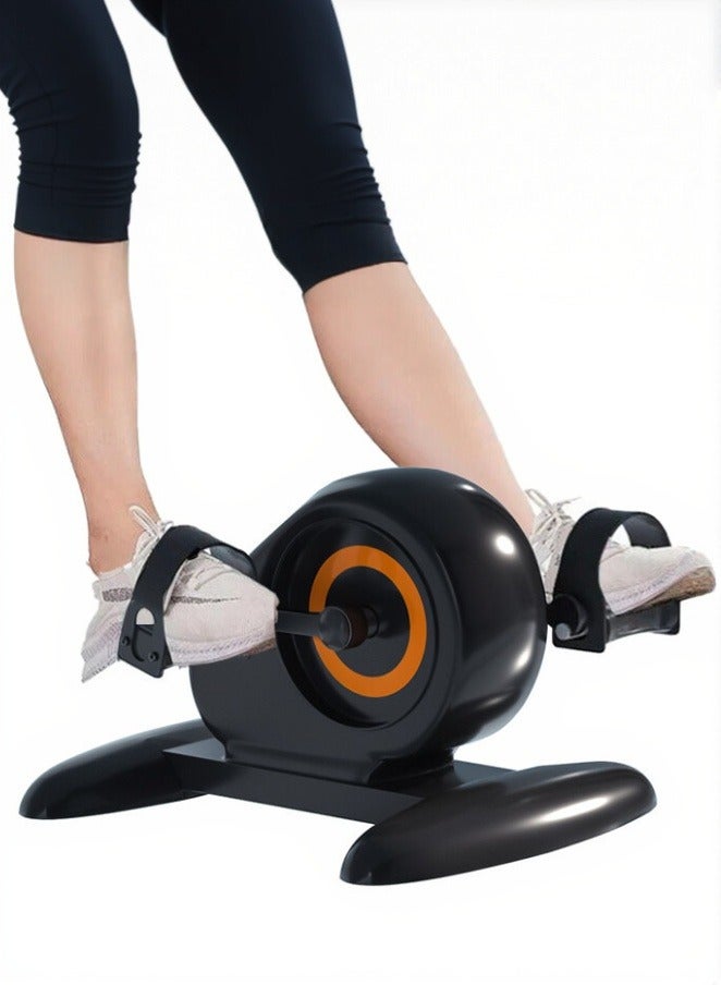 XiuWoo Mini Under Desk Exercise Bike Pedal Exerciser, Motorized Setting Bike Pedal Exerciser Leg/Arm Cycle for Senior, Physical Therapy, with 10 Adjustable Speed, LCD Display - Image 1