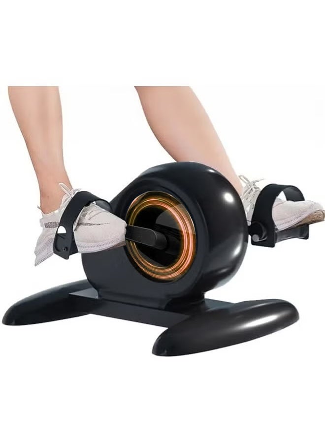 XiuWoo Mini Under Desk Exercise Bike Pedal Exerciser, Motorized Setting Bike Pedal Exerciser Leg/Arm Cycle for Senior, Physical Therapy, with 10 Adjustable Speed, LCD Display - Image 2