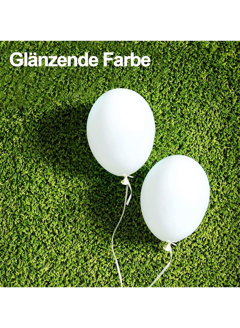 Generic 100 PCS Cream White Balloons – Medium Size Latex Balloons for Party, Wedding & Event Decoration – Suitable for Air or Helium - Image 4