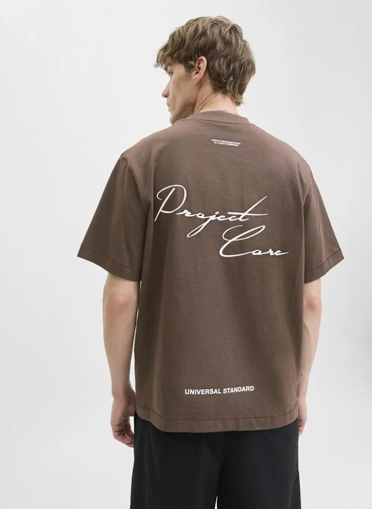 JACK & JONES Logo Crew Neck T-Shirt