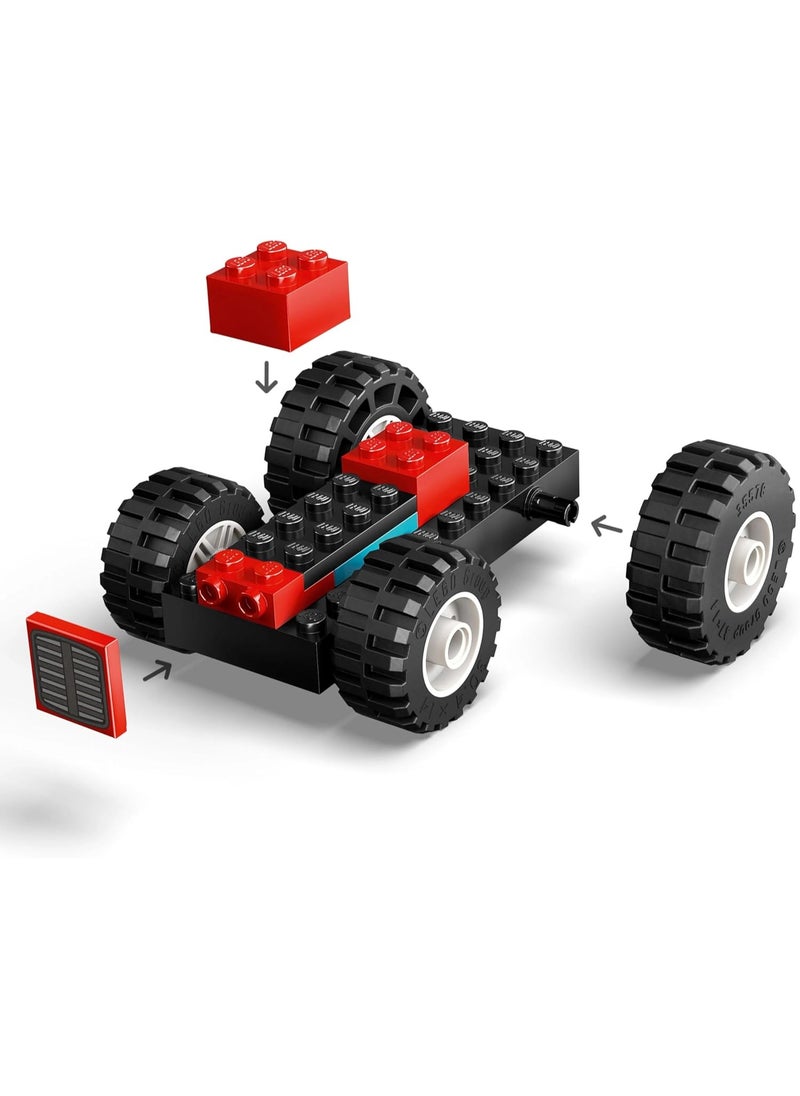 LEGO LEGO Red Farm Tractor With Trailer And Sheep Building Toy Set 60461  - Image 5