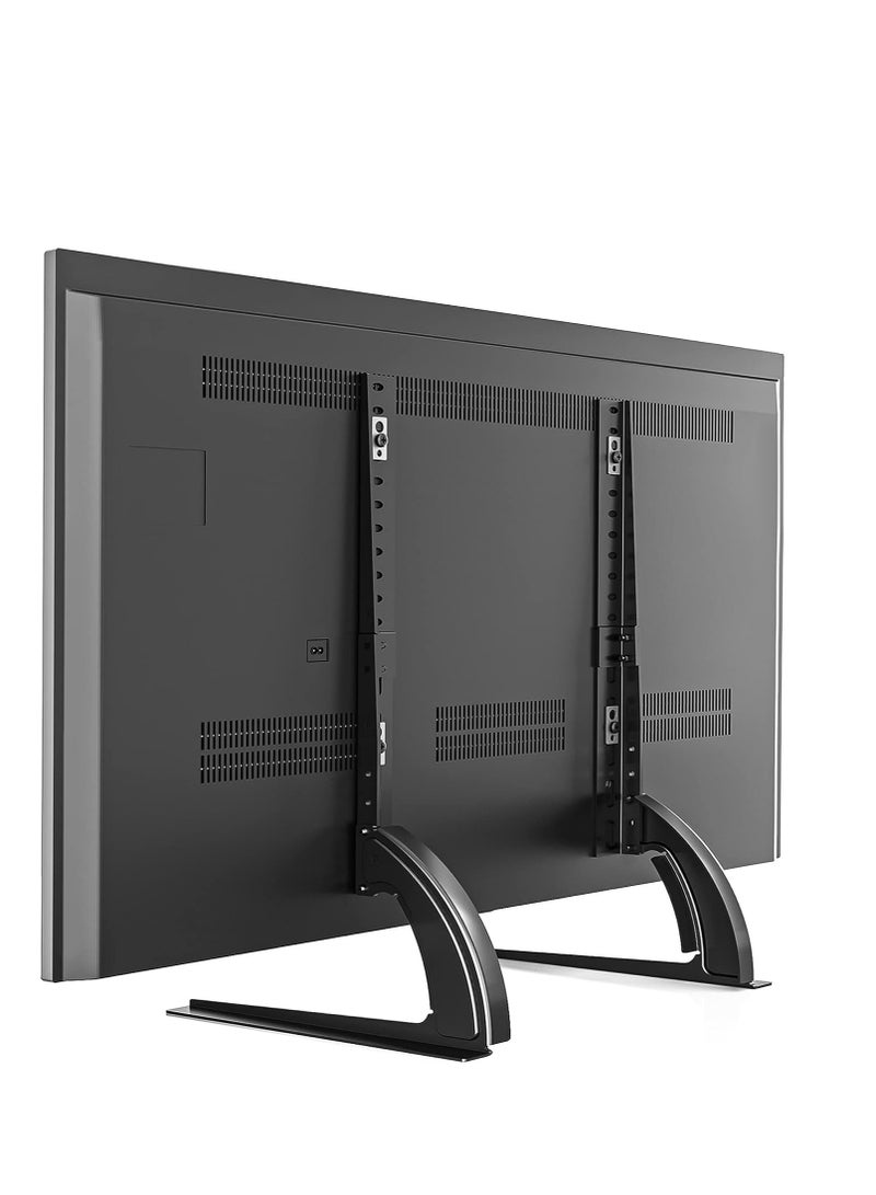 5Rcom TV Stand Mount, Universal TV Stand Tabletop for 22 to 65 inch Plasma LCD LED Flat Screen TVs, TV Legs, Holds up to 88lbs, Max VESA 800 x 500mm, Height Adjustable TV Base, TV Stand - Image 1