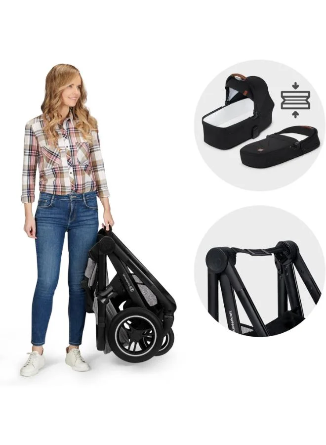 كيندركرافت Everyday 2 - In - 1 Travel System - Black