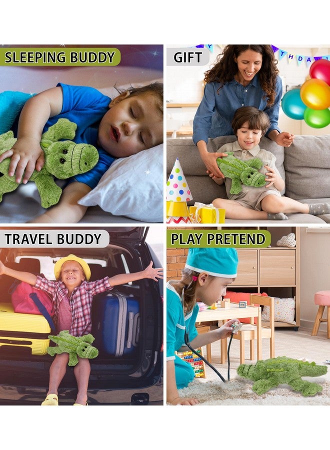 Puzzled Super Soft Small Alligator Plush, 11.5" - Image 4