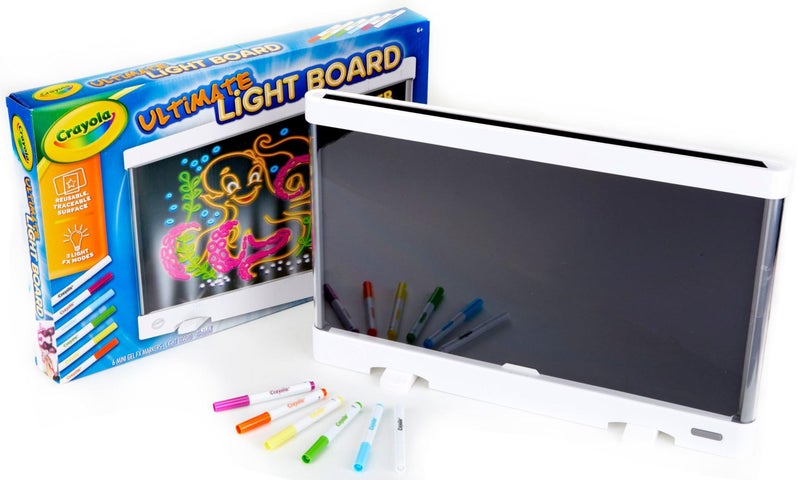 Crayola Ultimate Light Board - White, Kids Drawing Tablet, Holiday & Christmas Gifts, LED Drawing Board, Sketching Art Projector, Toys for Boys & Girls, 6+ - Image 1
