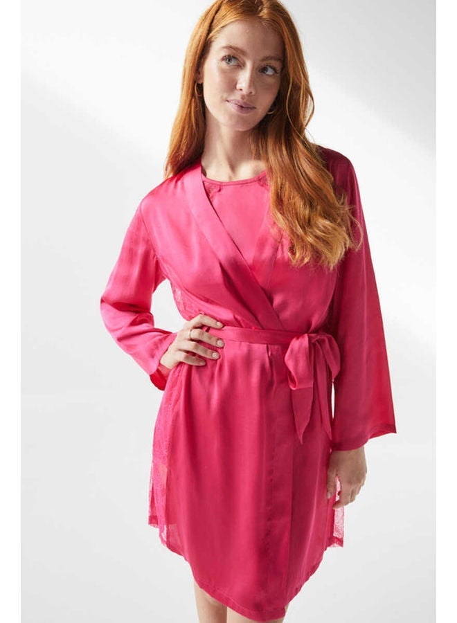 women'secret ثوب الدانتيل الساتان - Image 1