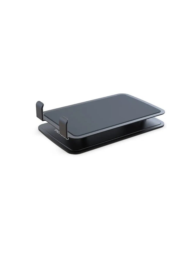 porodo Foldable Desktop Stand with Anti-Slip Base, 360° Rotation, Adjustable Viewing Angle, Supports 4.7–13” Devices, Horizontal & Vertical Use, Portable, Universal - Image 2