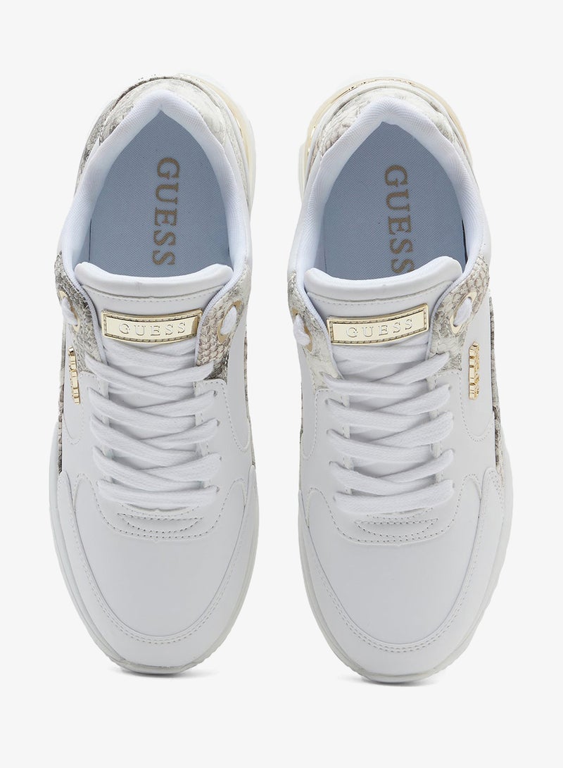 GUESS Lace Up Low Top Sneakers - Image 4