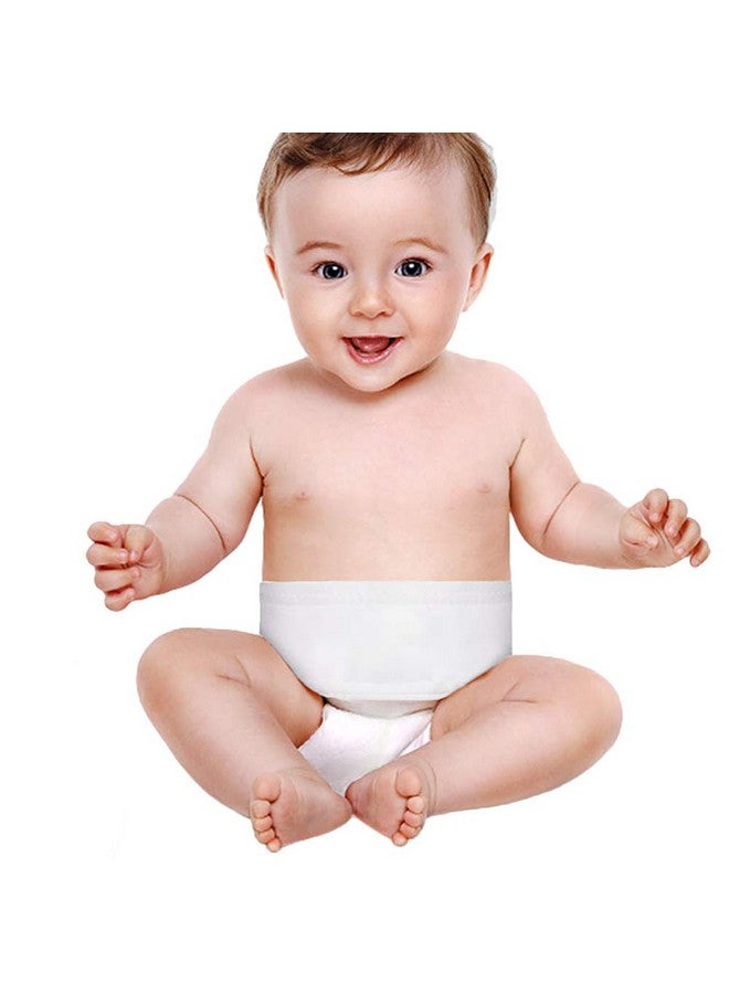Topwon Cotton Newborn Umbilical Cord Belly Band Disposable To Protect Baby Abdomen Newborn Essentials Must Haves 8 Pieces - Image 2