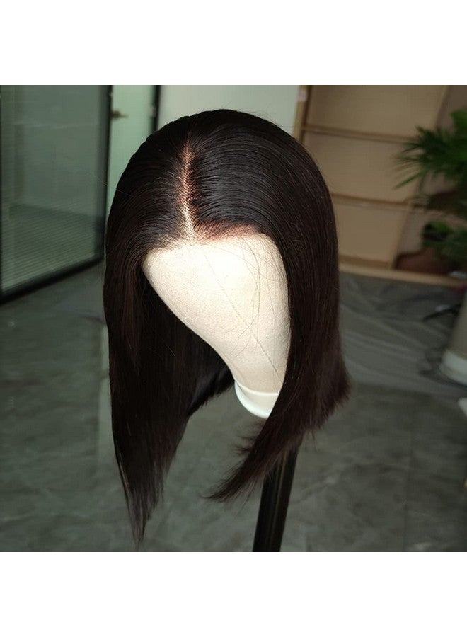 ISEE Hair Glueless Wear And Go Wigs For Beginners Lace Front Wigs For Black Women Human Hair Short Straight Bob Human Hair Wigs Lace Pre Cut Wig 10 Inch - Image 3