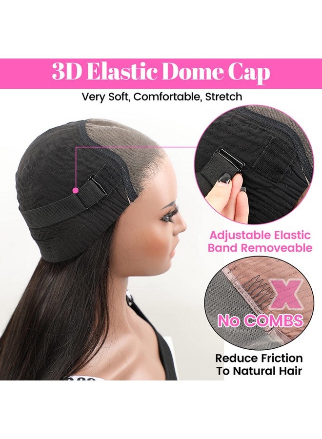 ISEE Hair Glueless Wear And Go Wigs For Beginners Lace Front Wigs For Black Women Human Hair Short Straight Bob Human Hair Wigs Lace Pre Cut Wig 10 Inch - Image 4