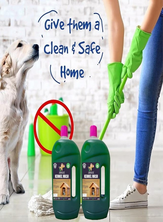 swacch Kennel Wash (1 Litre) (Pack of 2) Jasmine I Pet Stain & Odour Remover I Pet Floor Cleaner Liquid I Dog and Cat Friendly - Image 3