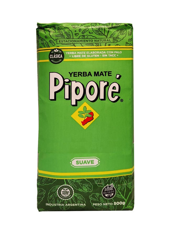 Pipore Yerba Mate Pipore Suave 500 grams Packet Organic Original Hot and Cold Tea Gluten Free Gives Energy Improves Strength Immune System Unique Flavour  - Image 2