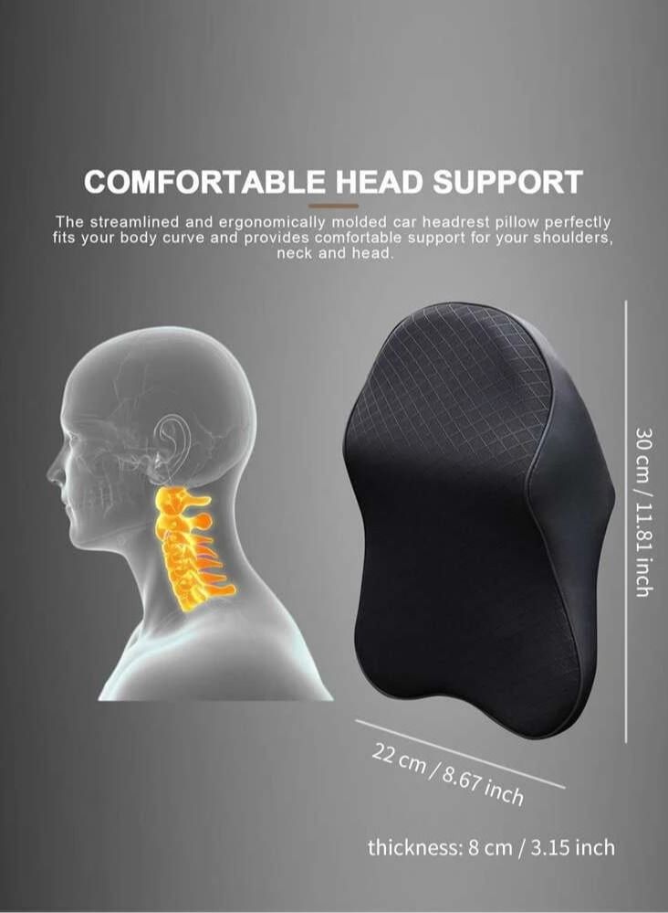Comfortable Neck Pillow Multifunctional Soft Neck Thickened And Breathable Universal Memory Foam Neck Cushion Suitable for Travel Car Seat One Piece - Image 3