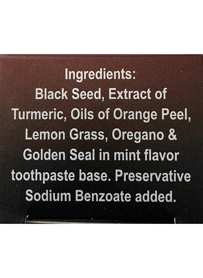 Essential Palace - Organic Black Seed Essential Toothpaste 5 in 1 100% Fluoride Free & Vegetable Base for Seneitive Teeth. - Image 1