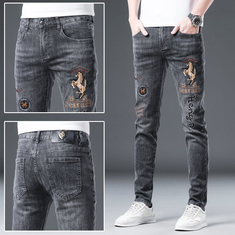Unisex Casual Daily Denim Jeans - Image 4