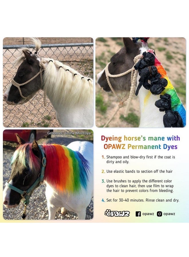 OPAWZ OPAWZ Permanent Dog Hair Dye, Pet Hair Dye Safely Used by Grooming Salons for a Decade, Pet Safe Dye Lasts Over 20 Washes, Bright Color for Dogs and Horses (Lamarius Blue) - Image 4