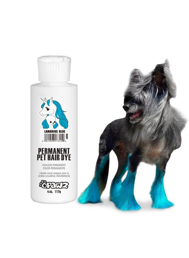 OPAWZ OPAWZ Permanent Dog Hair Dye, Pet Hair Dye Safely Used by Grooming Salons for a Decade, Pet Safe Dye Lasts Over 20 Washes, Bright Color for Dogs and Horses (Lamarius Blue) - Image 1
