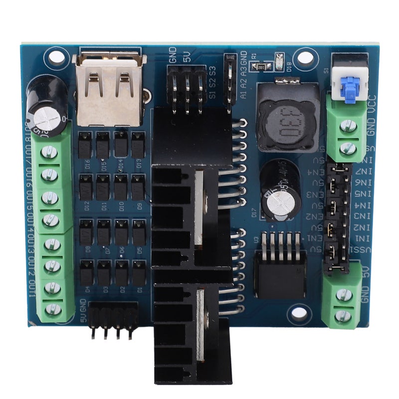 L298N Driver Module 4‑Channel Smart Auto Motor Driving Board Electronic Component - Image 1