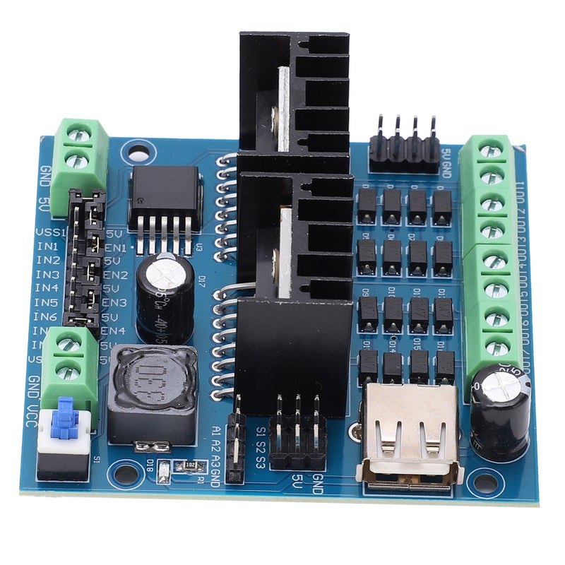 L298N Driver Module 4‑Channel Smart Auto Motor Driving Board Electronic Component - Image 4