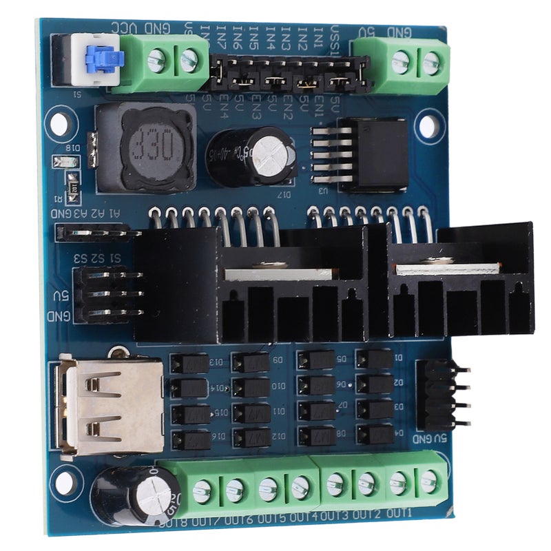 L298N Driver Module 4‑Channel Smart Auto Motor Driving Board Electronic Component - Image 3