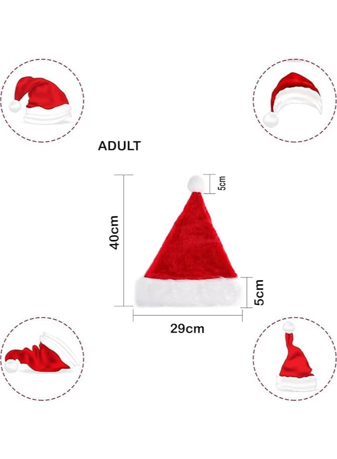 برين جيجلز قبعة عيد الميلاد قبعة سانتا كلوز للأطفال عيد الميلاد عطلة قبعة مخملية مريحة هدية عيد الميلاد زينة عيد الميلاد حفلة رأس السنة الجديدة - Image 2