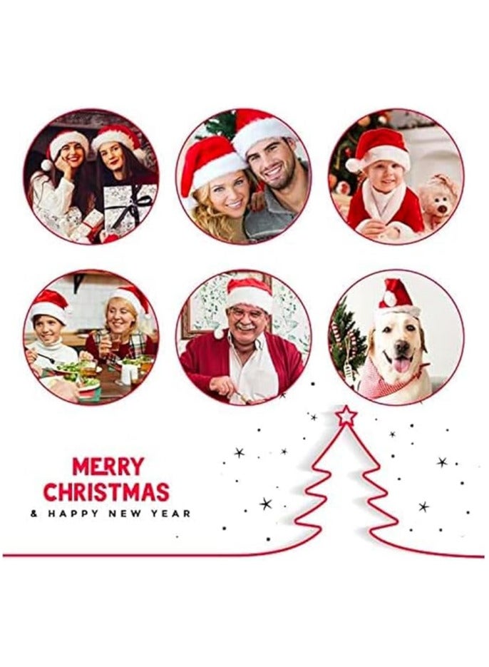 برين جيجلز قبعة عيد الميلاد قبعة سانتا كلوز للأطفال عيد الميلاد عطلة قبعة مخملية مريحة هدية عيد الميلاد زينة عيد الميلاد حفلة رأس السنة الجديدة - Image 5