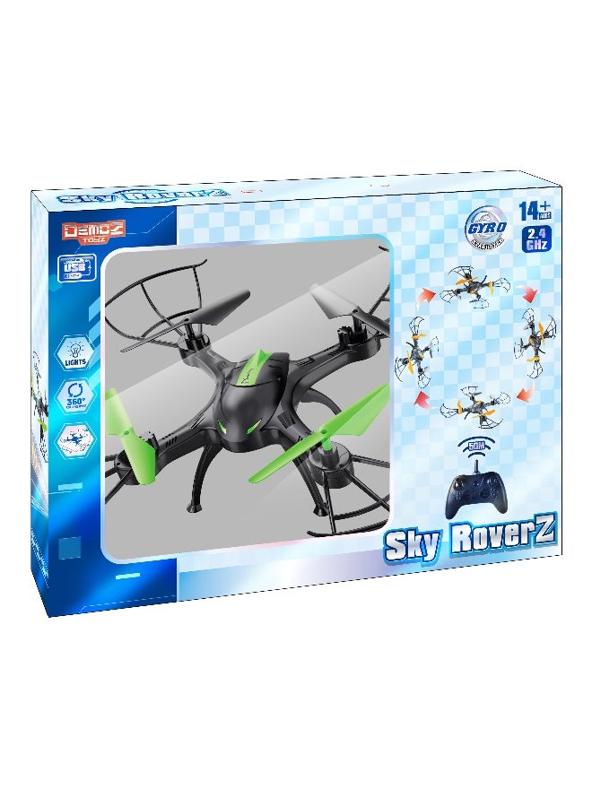Power Joy Demoz Sky RoverZ 2.4G Remote Control Drone – LED Light Edition - Image 1